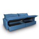 Ver imagem 6 de Sofá Cama Baú Ravello sem Caixa 2,76m Linho 3 Lugares