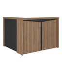 Ver imagem 1 de Balcão para Escritório para Atendimento/recepção Nogal/preto