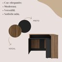 Ver mais imagens de Balcão para Escritório para Atendimento/recepção Nogal/preto