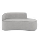 Ver imagem 5 de Sofá 3 Lugares Orgânico 180 Cm Morgan Suede Cinza D03 - D’Rossi