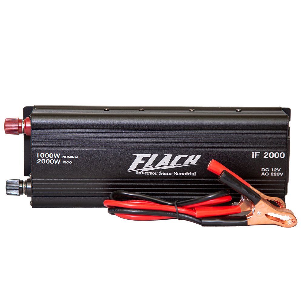 Inversor de Tensão IF2000 - 12v/220v - 1000W Nominal 2000W Pico - 2