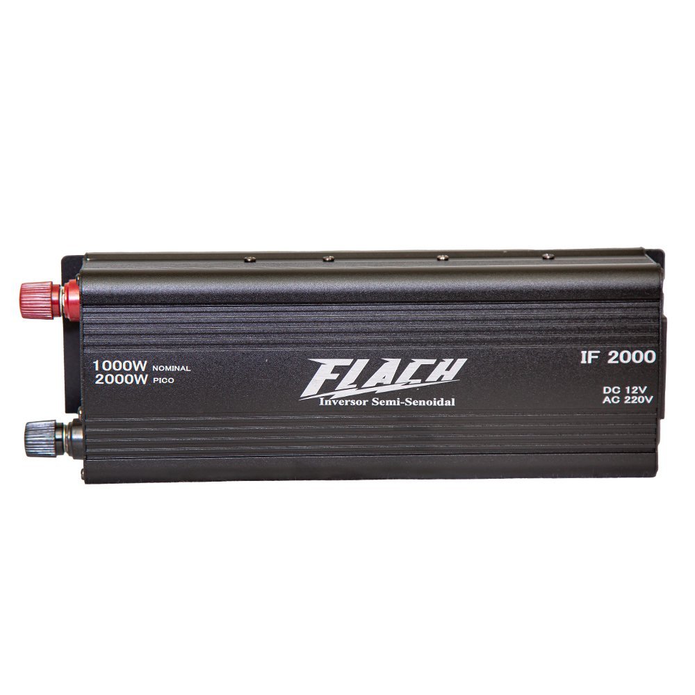 Inversor de Tensão IF2000 - 12v/220v - 1000W Nominal 2000W Pico