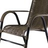 Conjunto 4 Cadeiras E Mesa de centro para Área, Edícula,Fibra sintética com UV Protection-vime/junco - 2