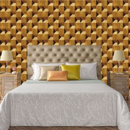 Papel de Parede Adesivo 3d Madeira Lavável Sala Quarto Cozinha 1,5 Metros - 2