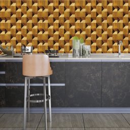 Papel de Parede Adesivo 3d Madeira Lavável Sala Quarto Cozinha 1,5 Metros - 3