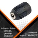 Ver imagem 2 de Mandril de Aperto Rápido 10mm 3-8" Pol - Fertak