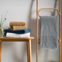 Ver imagem 2 de Toalha de Rosto Karsten Realce 100% Algodão 48cm X 70cm - Azul Sereno