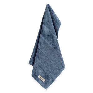 Toalha de Rosto Karsten Realce 100% Algodão 48cm X 70cm - Azul Sereno
