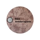 Ver imagem 4 de Tapete Redondo 0,80cm Quarto Sala Escritório Pelo Macio.:nude