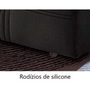 Ver imagem 2 de Sofá Retrátil E Reclinável 2,30m 4 Lugares Cinza