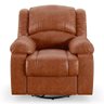 Poltrona do Papai Reclinável Melim Glider Giratória Pu Brilho Fh1 - D'rossi Cor Caramelo - 4