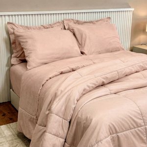 Kit com 2 Edredons Colcha Casal Queen Premium 06 Peças Dupla Face Super Macio Casa Dona