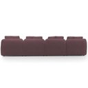 Ver mais imagens de Sofá 5 Lugares com Chaise Direito Sala Living 388cm Arlo F04 Veludo Lilás - Lyam Decor