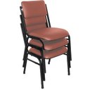 Ver imagem 1 de Kit com 3 Cadeiras para Auditórios Linha Hotel Smart Vermelho