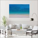 Ver imagem 1 de Quadro Praia 4 90x60 Cm Vidro Impresso