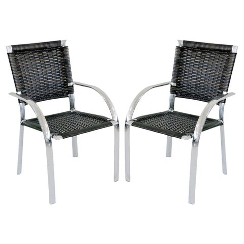 Kit 2 Cadeiras Alumínio Trama Colmeia Resistente Argila