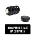 Ver imagem 4 de Quadro Branco Magnético 90x60 Acompanha Apagador e 4 Canetas