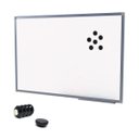 Ver imagem 2 de Quadro Branco Magnético 90x60 Acompanha Apagador e 4 Canetas