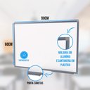 Ver imagem 3 de Quadro Branco Magnético 90x60 Acompanha Apagador e 4 Canetas