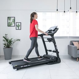 Esteira Ergométrica Starke Home SH 3.5 c/ Massageador e Inclinação Eletr. - Motor DC 3HP até 14km/h: - 5