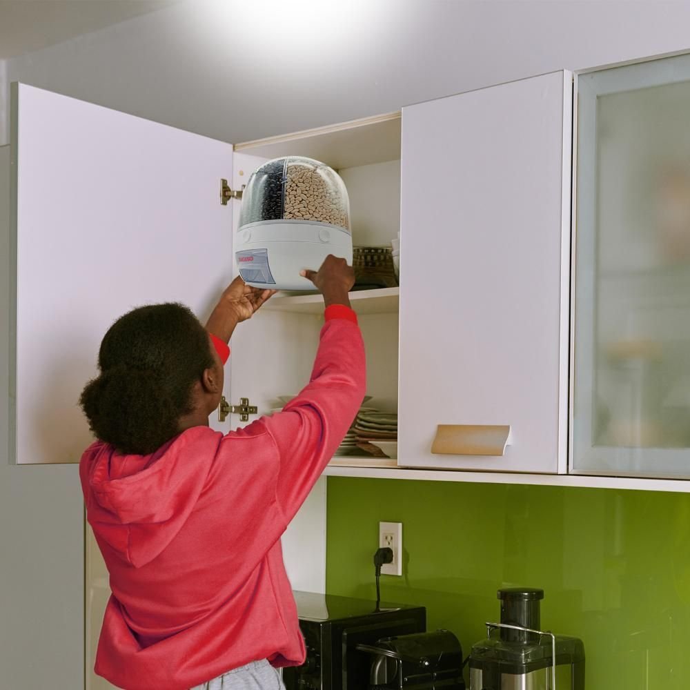 Dispenser Giratório de Alimentos Grãos e Cereais com 6 Divisões - 11