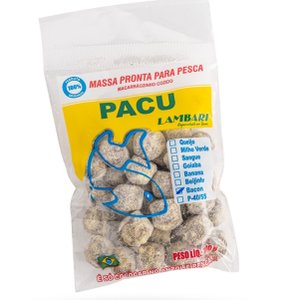 Kit 10 Massa Pronta Pacu Bacon 100g para Pesca - Lambari