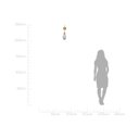 Ver imagem 5 de Arandela Mayla LT003 Ouro Fosco e BR + LED G9 Branco Frio Starlux ST2567