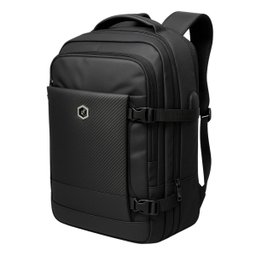 Mochila Masculina Reforçada Executiva Mala para Notebook 17":preto - 1