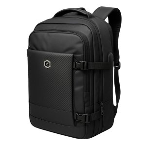 Mochila Masculina Reforçada Executiva Mala para Notebook 17":preto