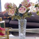 Ver imagem 4 de Vaso de Vidro para Flores 6x6x15,5cm Jarro de Flor de Mesa Transparente Pequeno Sortido Lyor