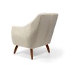 Poltrona Dekorien Paloma Linho Bege com Pés D28 Linha Alta - 6