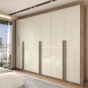 Ver imagem 1 de Guarda-roupa Casal Severo 6 Portas 6 Gavetas - Panorama Móveis