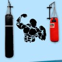 Ver imagem 1 de Adesivo de Parede Musculação Academia 01-Pequeno 48x52cm