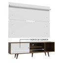 Ver imagem 5 de Rack Madesa Dubai e Painel para Tv até 65 Polegadas com Pés - Rustic/branco 6e9b