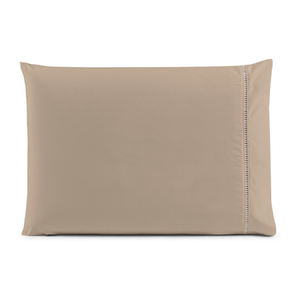 Par de Fronhas 400 Fios Micropercal Ponto Palito:avelã