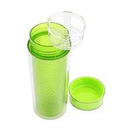 Garrafa com Tampa e Infusor 400 Ml Jacki Design Verde - 2