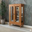 Ver imagem 5 de Cristaleira 2 Portas Prat Vidro Exclusive Média Branco - Imbuia