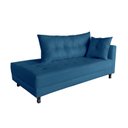 Ver imagem 2 de Recamier Charmy 1,40m Suede Azul Royal - Dominic Decor