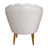 Poltrona Decorativa Mag Veludo Off White - Cadu Home - 4