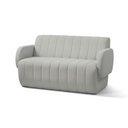 Ver imagem 2 de Sofá 2 Lugares Decorativo 148cm Túlio Madeira Bouclê K01 - D’Rossi
