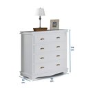 Ver imagem 4 de Cômoda 4 Gavetas Manchester 2043 Linz Móveis