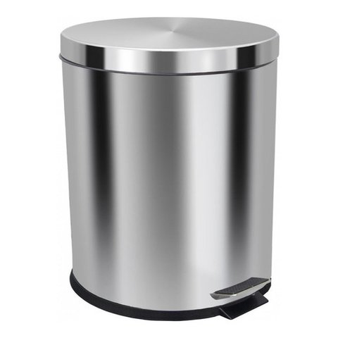 Lixeira Aço Inox 30 Litros Balde Interno Removível Cor:inox