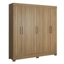 Ver imagem 3 de Cômoda Astral e Guarda Roupa Casal Prático Amêndola Touch - Demóbile