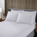 Ver imagem 1 de Jogo de Cama Buettner King Malha Liso 3 Peças Image Branco