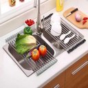 Ver imagem 6 de Escorredor Esteira Inox Louça Frutas Legumes Talher Copos