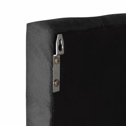 Conjunto Cabeceira Painel Estofada para Cama de Solteiro - Cinza - 3