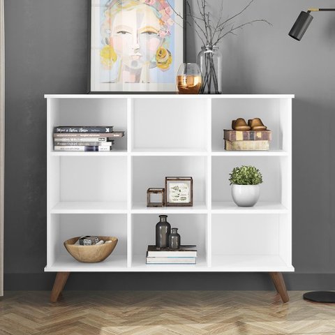 Nicho Organizador Branco Retrô1478 - Qmovi