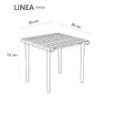 Ver imagem 3 de Mesa Quadrada Litorânea 80cm Área Externa Linea Rivatti