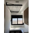 Ver imagem 3 de Varal Individual de Parede 150cm com 12 Varetas em Alumínio - Preto