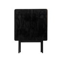 Ver imagem 4 de Mesa Dobrável 70x70cm em Madeira Maciça - Preta - Preto